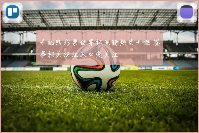 手机购彩票世界杯竞猜热度升温 赛事相关投注入口受关注