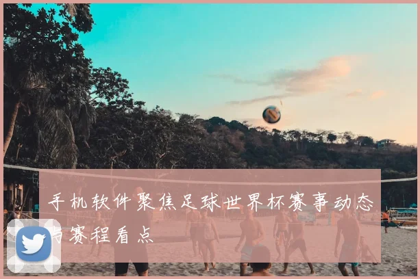 手机软件聚焦足球世界杯赛事动态与赛程看点